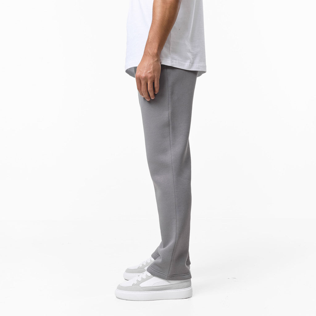 Relaxed Fit Open Hem Jogger | Mid Grey