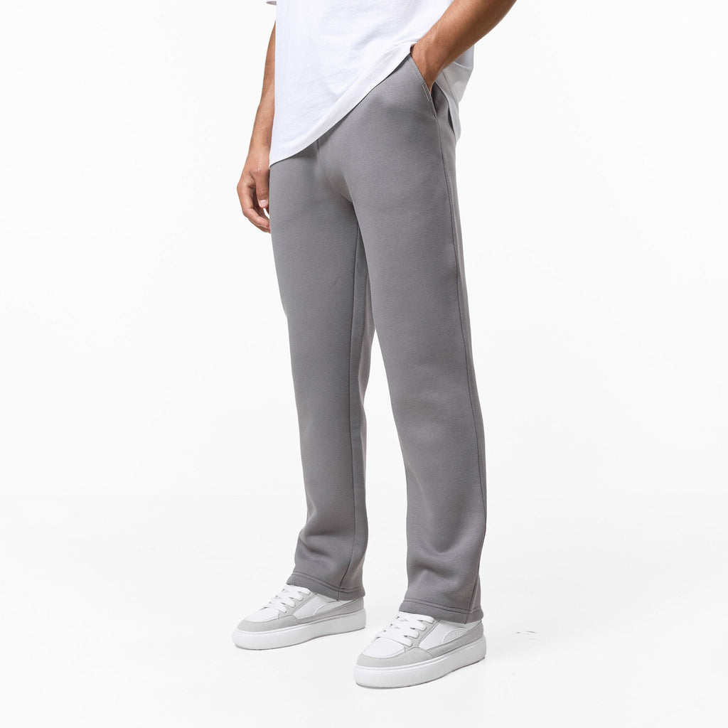 Relaxed Fit Open Hem Jogger | Mid Grey