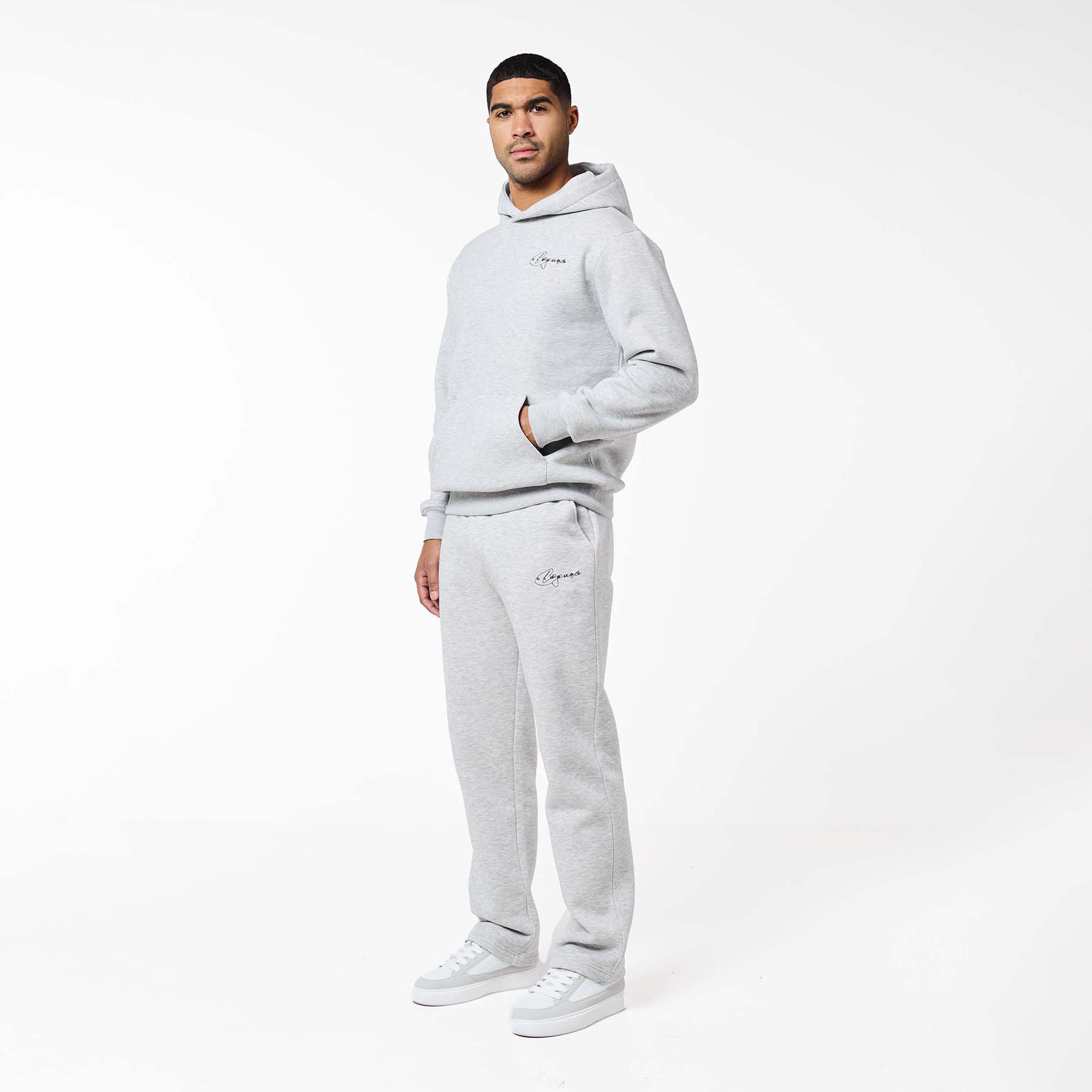 Signature Studios Open Hem Jogger | Grey Marl
