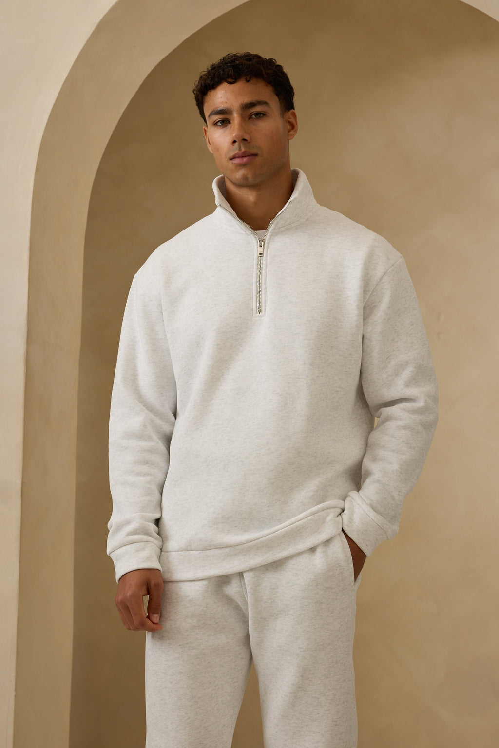 Half-Zip Relaxed Fit Tracksuit